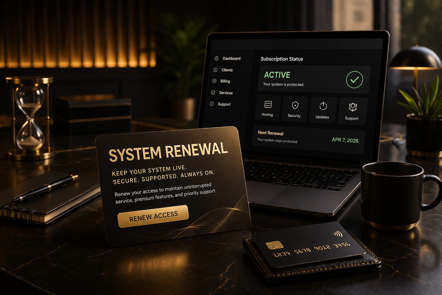 Obsidian Studio System Renewal