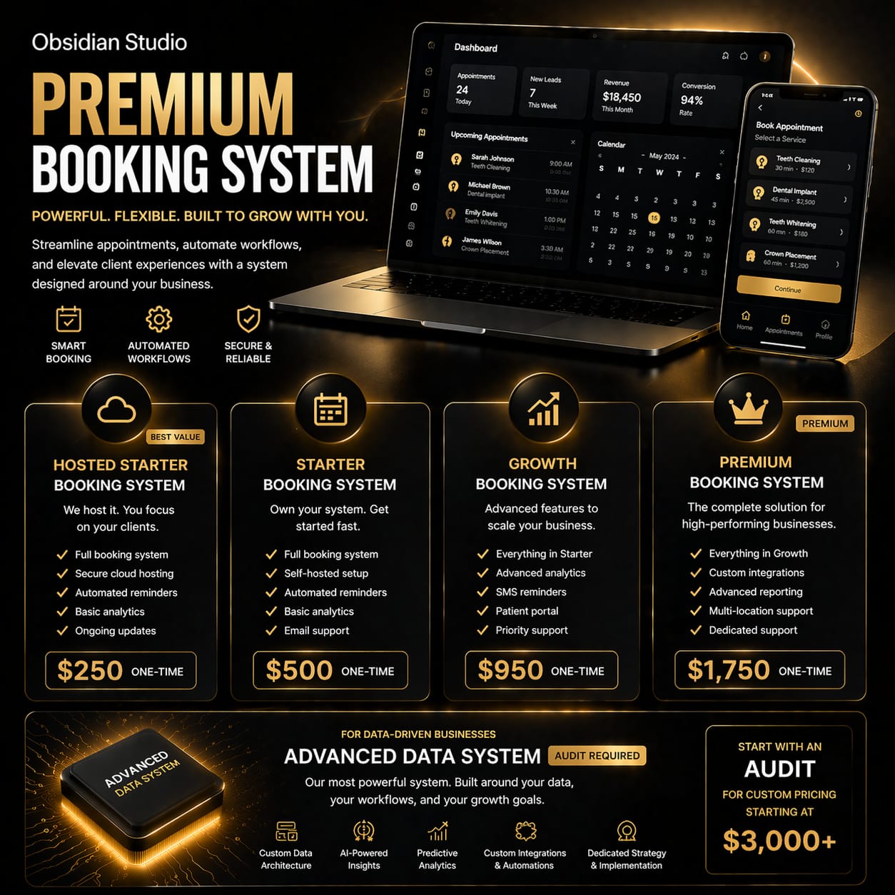 Premium Booking System Build
