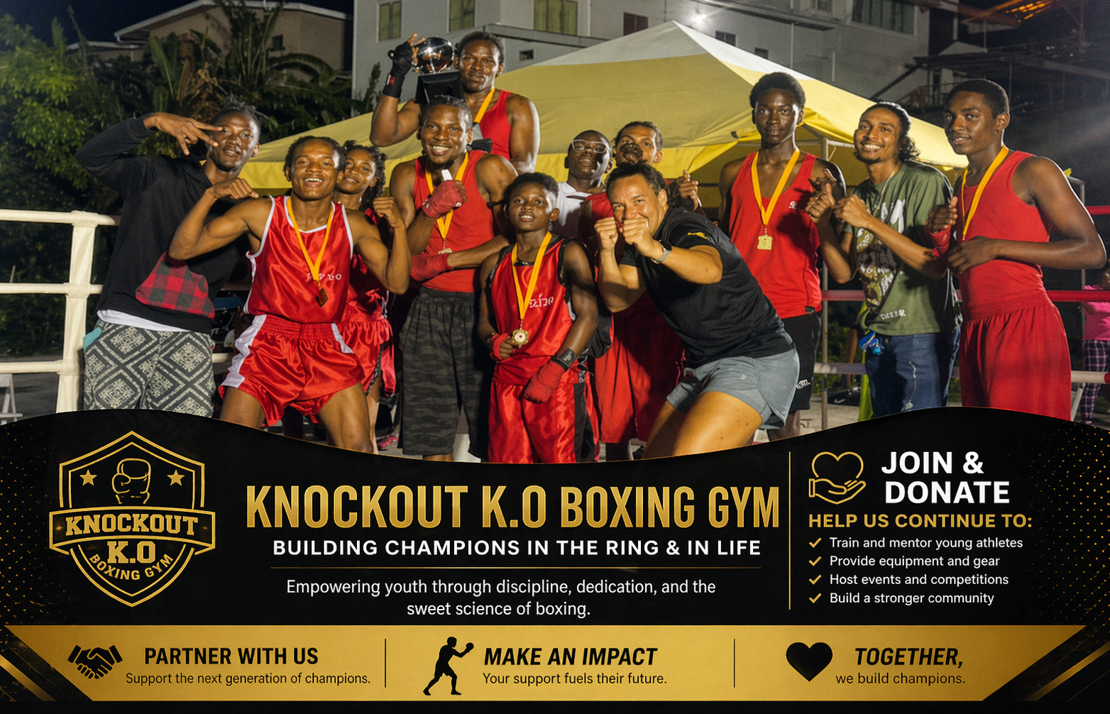 Support the Knockout K.O Boxing Development Program
